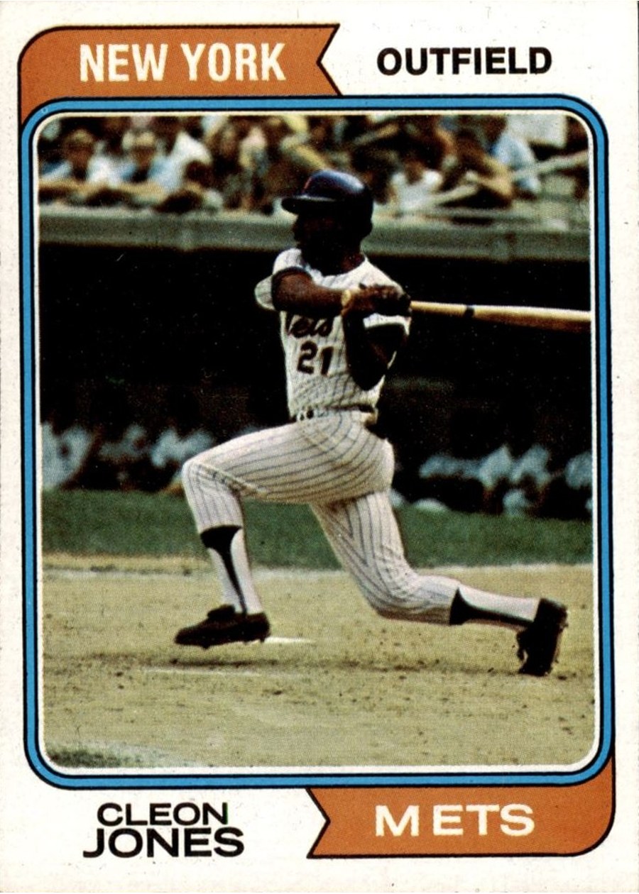 1974 Topps #245 Cleon Jones, New York Mets