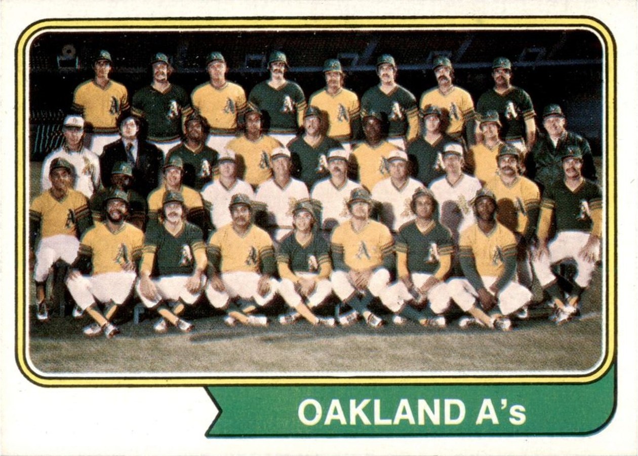 1974 Topps #246 Oakland A's