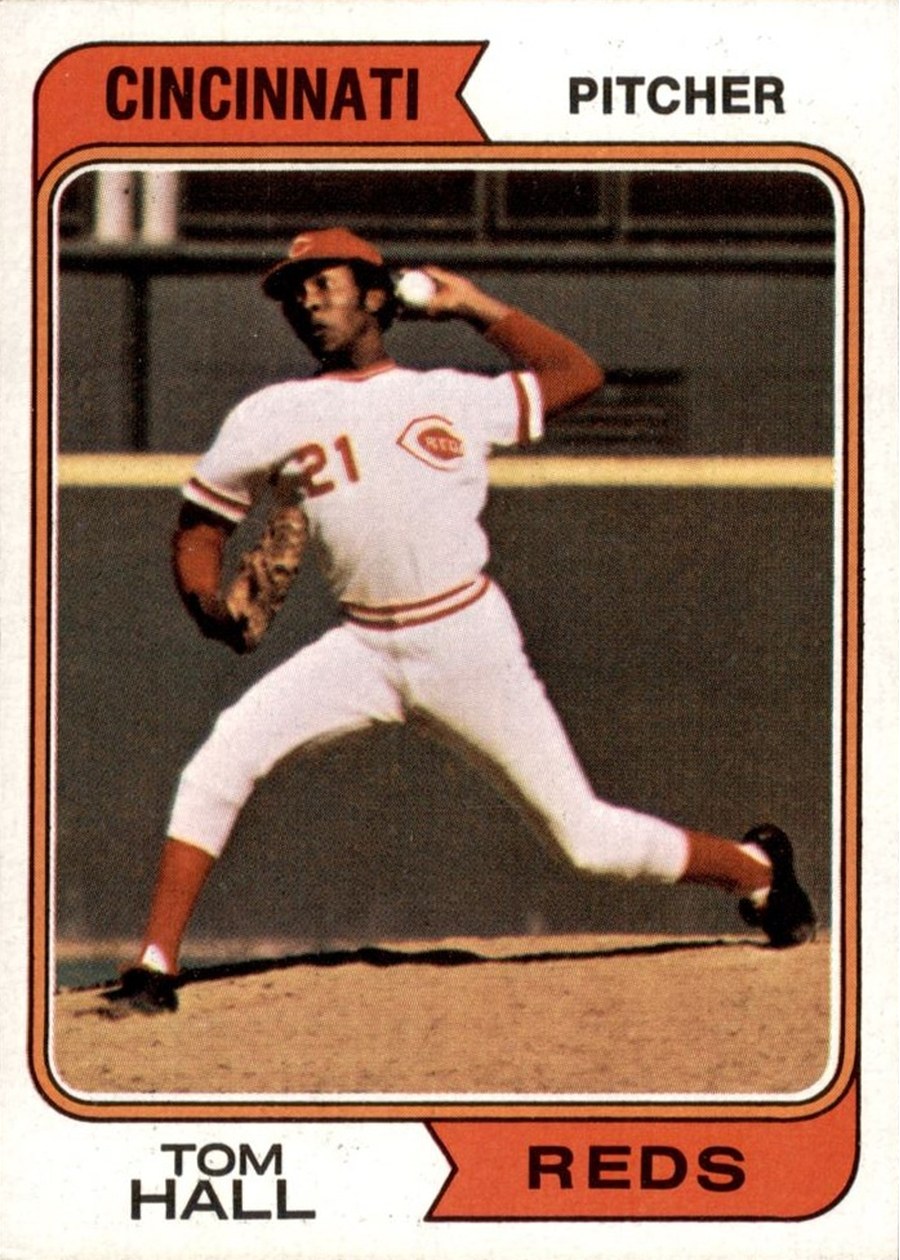 1974 Topps #248 Tom Hall, Cincinnati Reds
