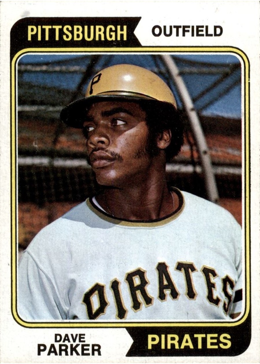 1974 Topps #252 Dave Parker, Pittsburgh Pirates