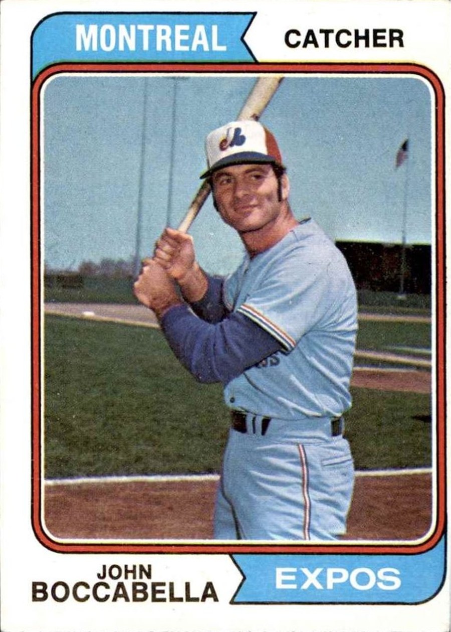 1974 Topps #253 John Boccabella, Montreal Expos