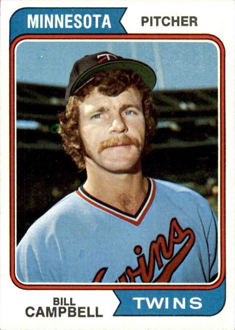 1974 Topps #26 Bill Campbell, Minnesota Twins