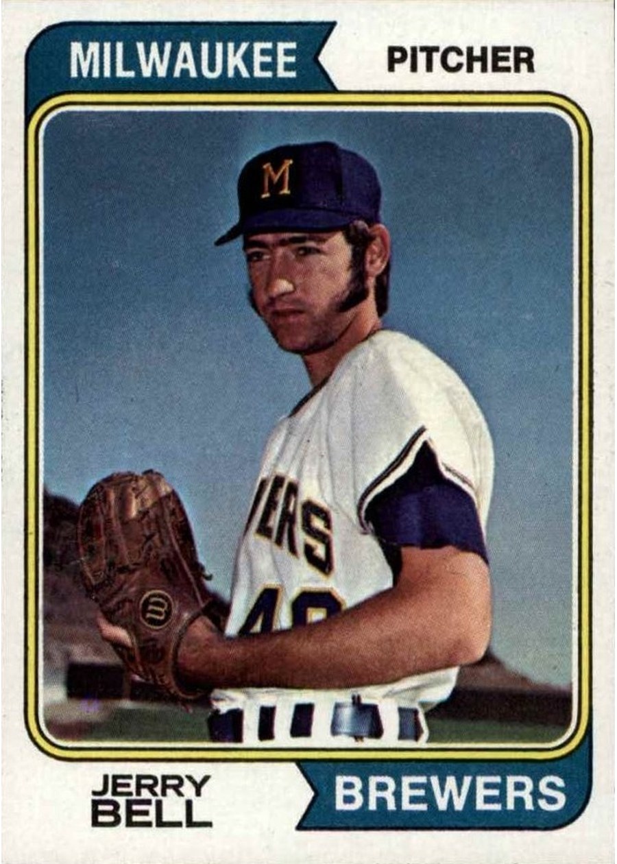 1974 Topps #261 Jerry Bell, Milwaukee Brewers