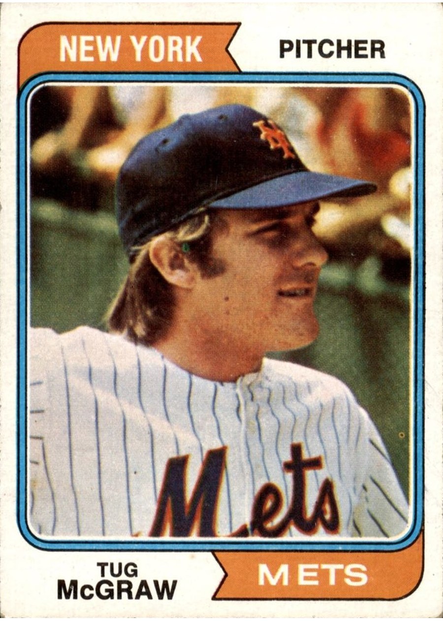 1974 Topps #265 Tug McGraw, New York Mets