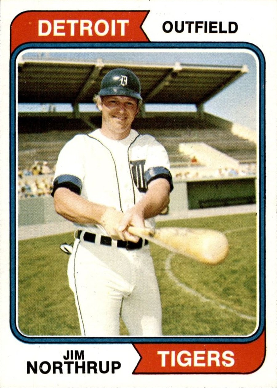 1974 Topps #266 Jim Northrup, Detroit Tigers