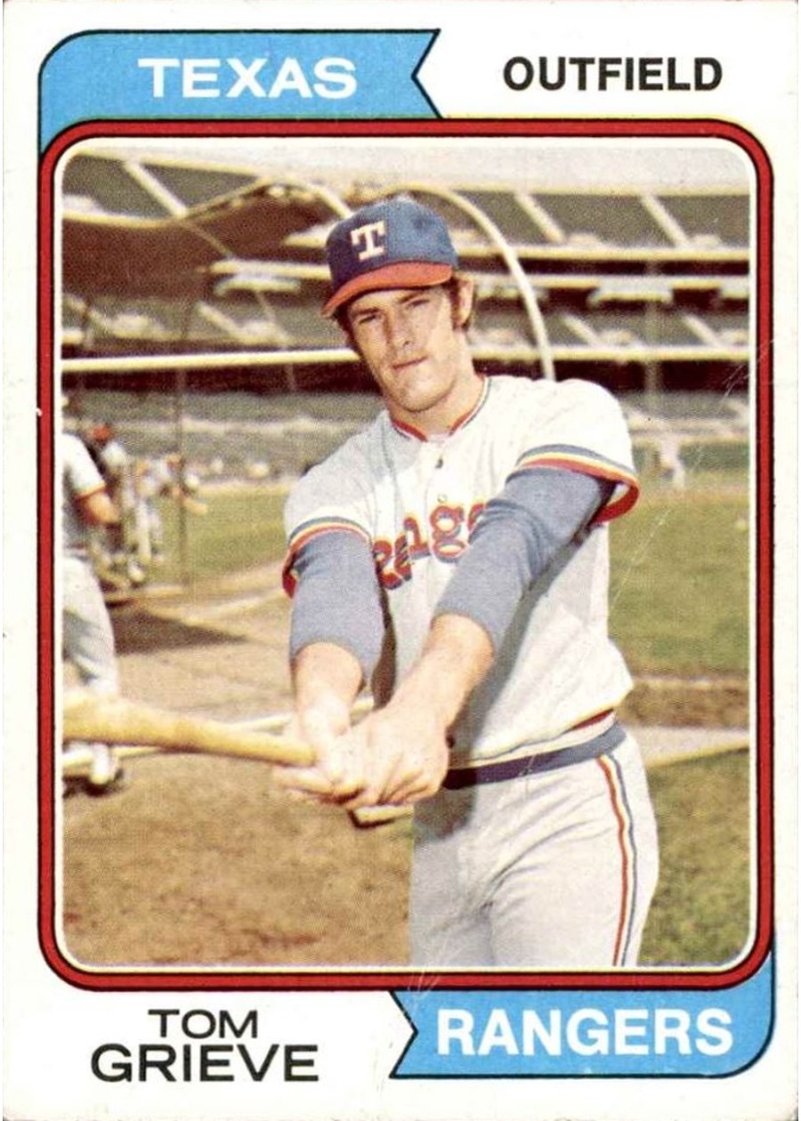 Tom Grieve #268 - 1974 Topps Baseball Card