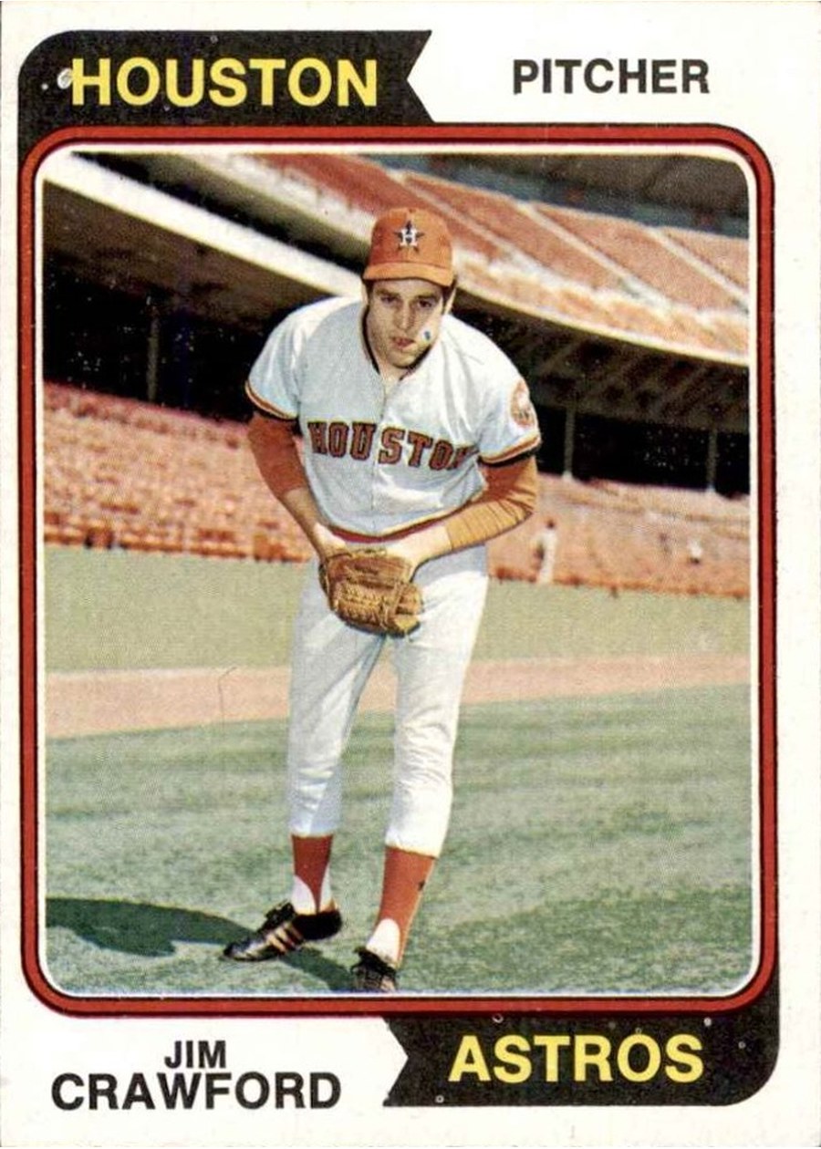 1974 Topps #279 Jim Crawford, Houston Astros
