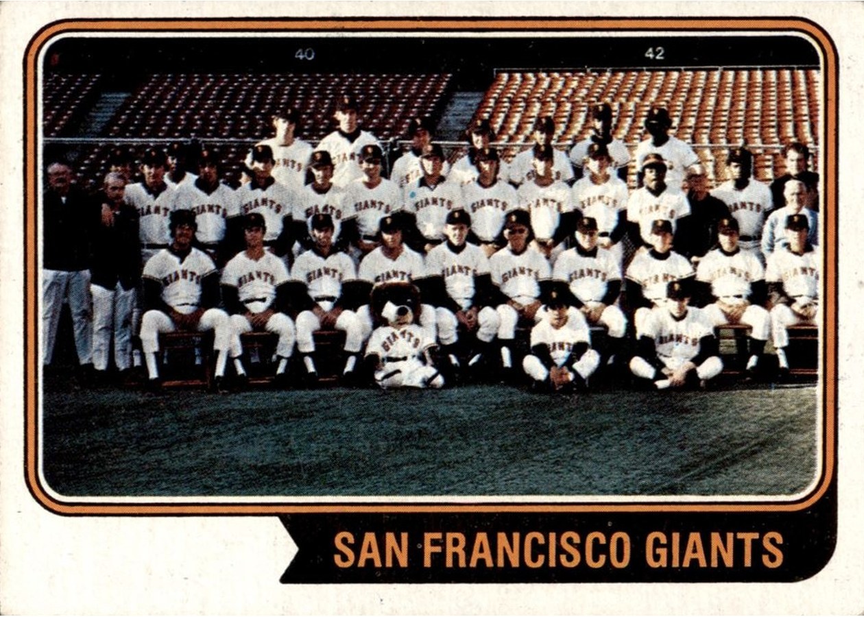1974 Topps #281 San Francisco Giants