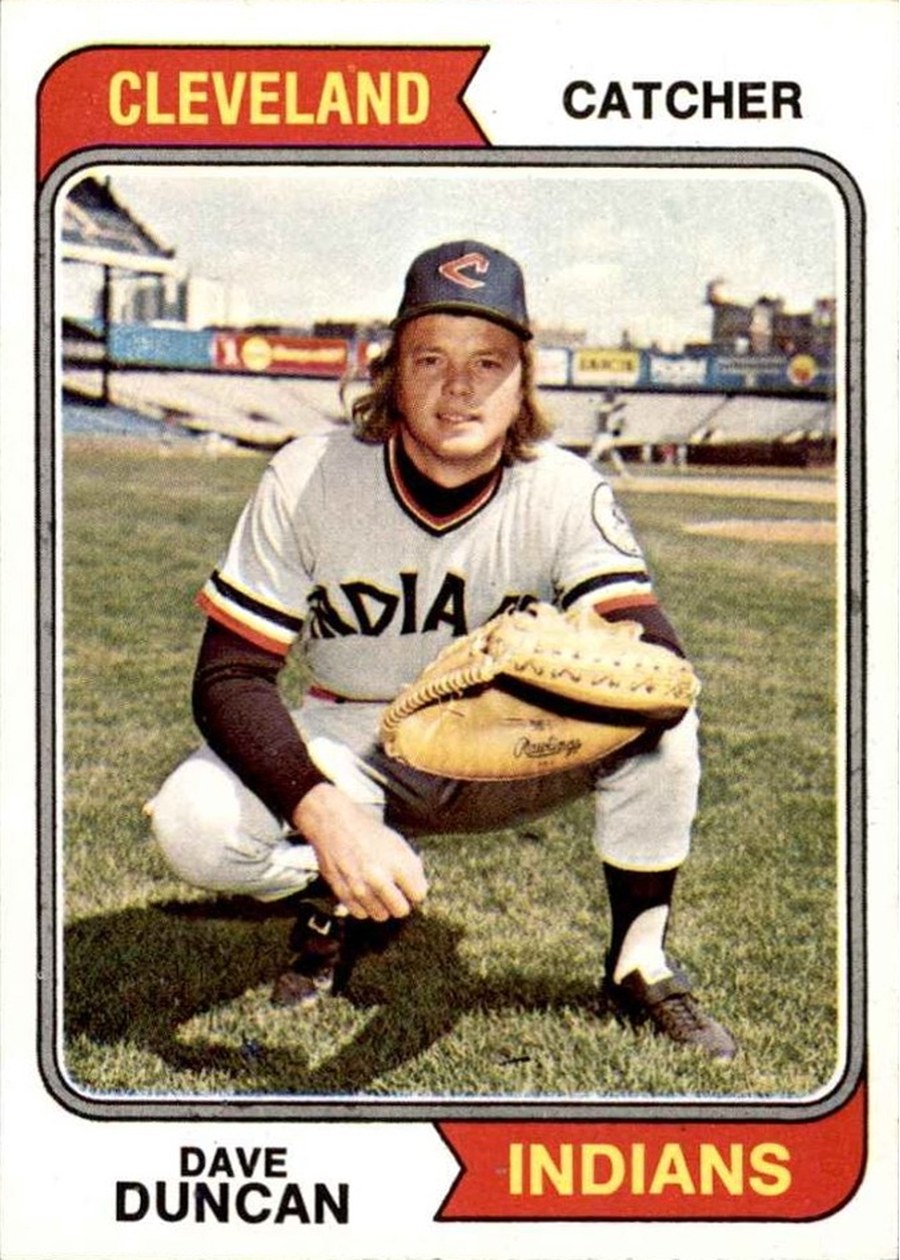 1974 Topps #284 Dave Duncan, Cleveland Indians