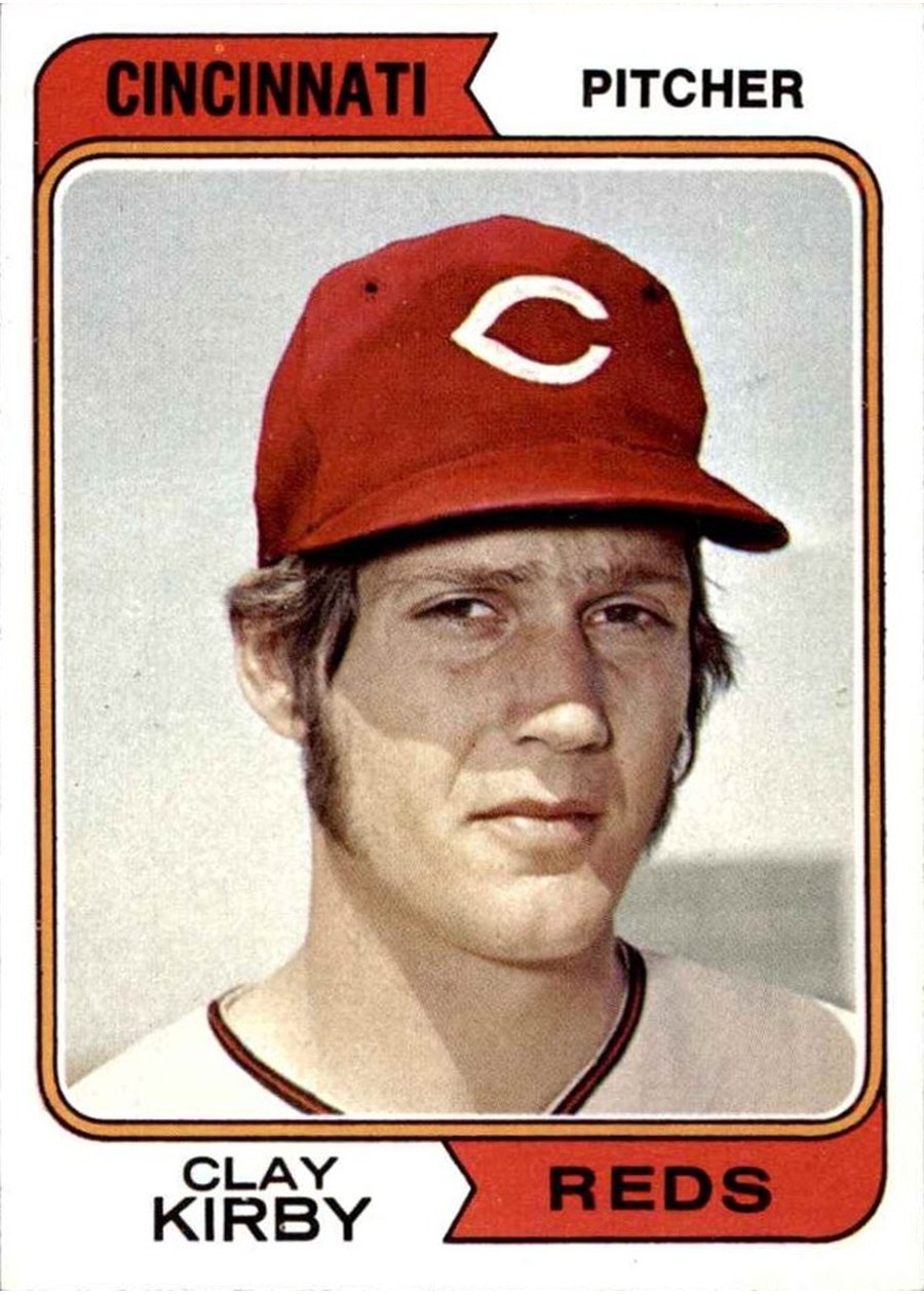 1974 Topps #287 Clay Kirby, Cincinnati Reds