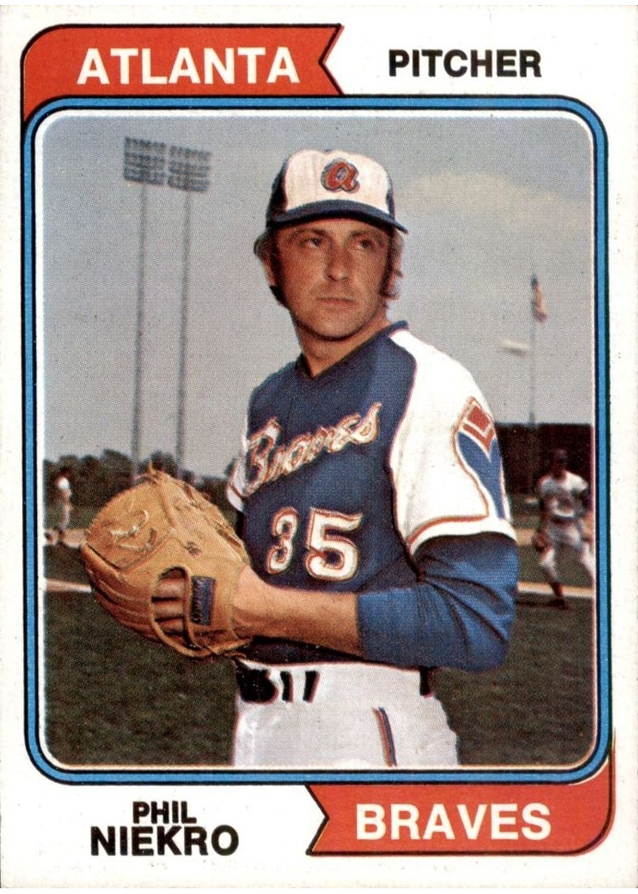 1974 Topps #29 Phil Niekro, Atlanta Braves