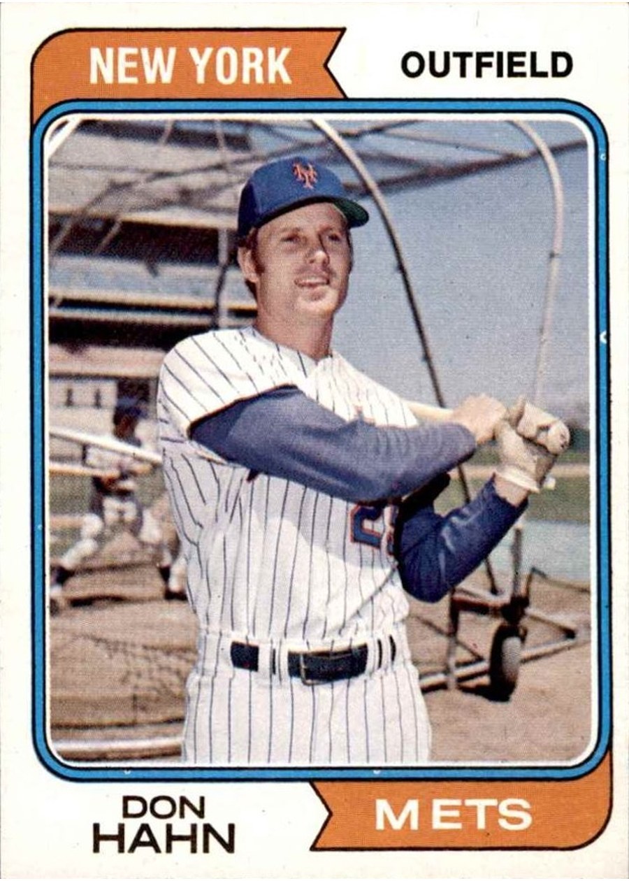 1974 Topps #291 Don Hahn, New York Mets