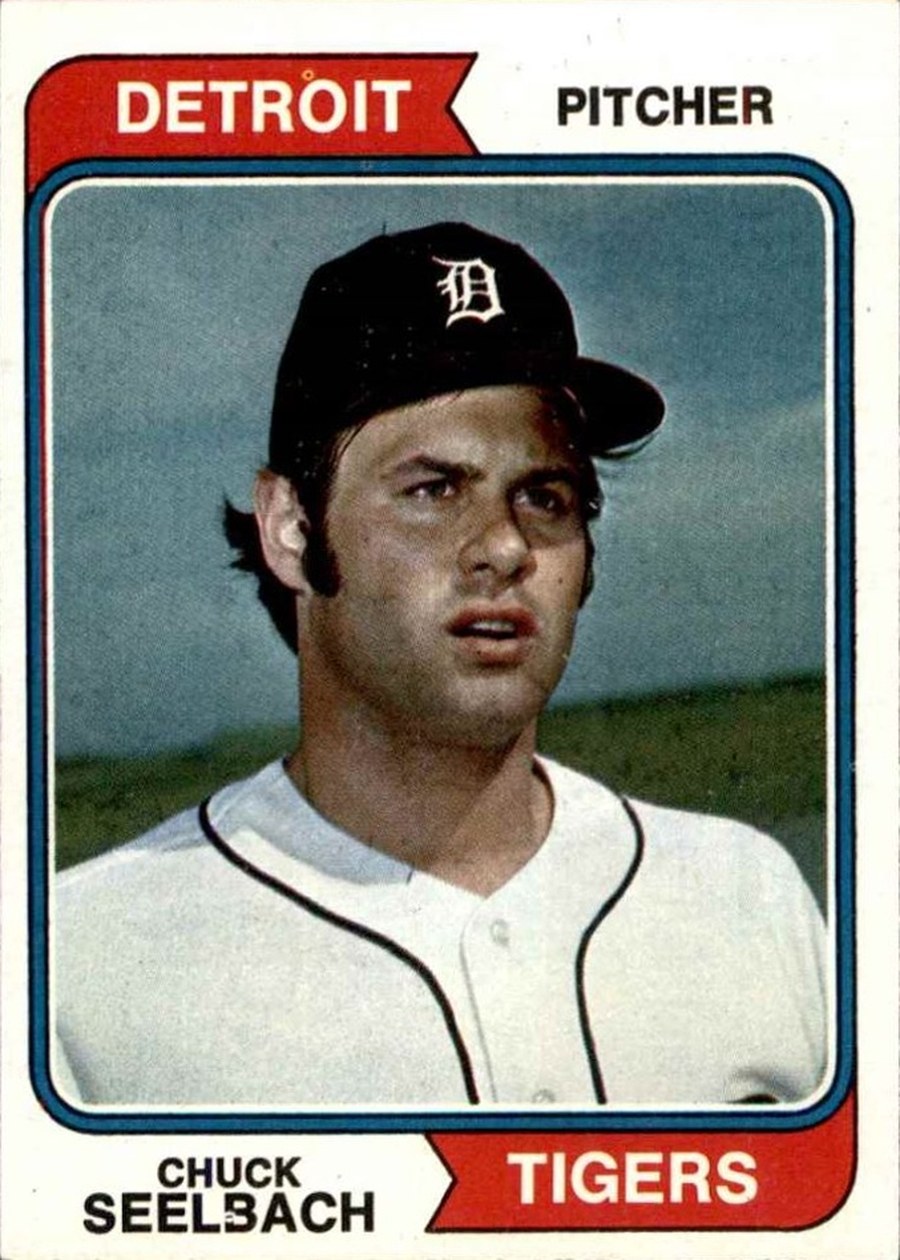 1974 Topps #292 Chuck Seelbach, Detroit Tigers