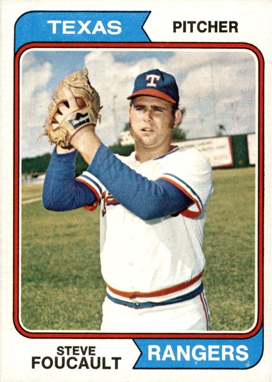 1974 Topps #294 Steve Foucault, Texas Rangers