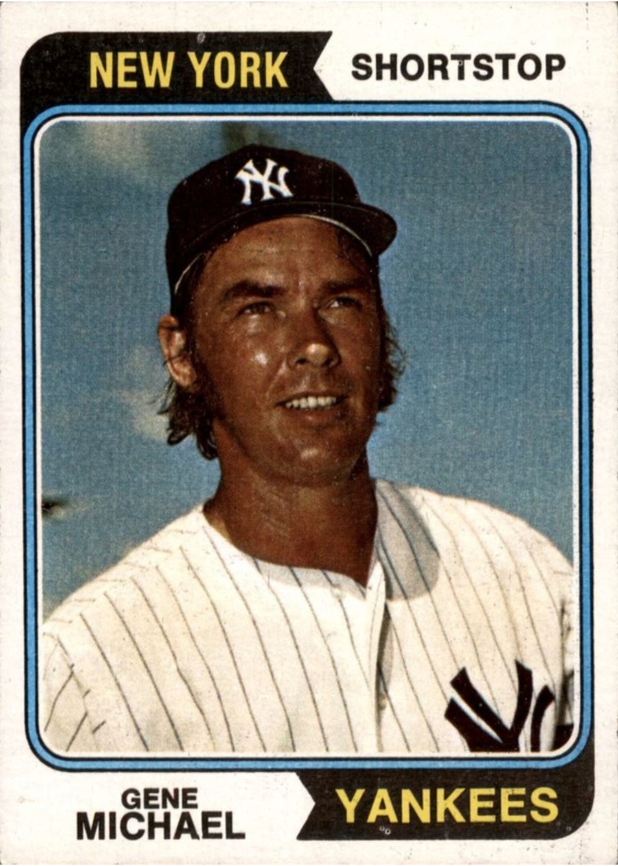 1974 Topps #299 Gene Michael, New York Yankees