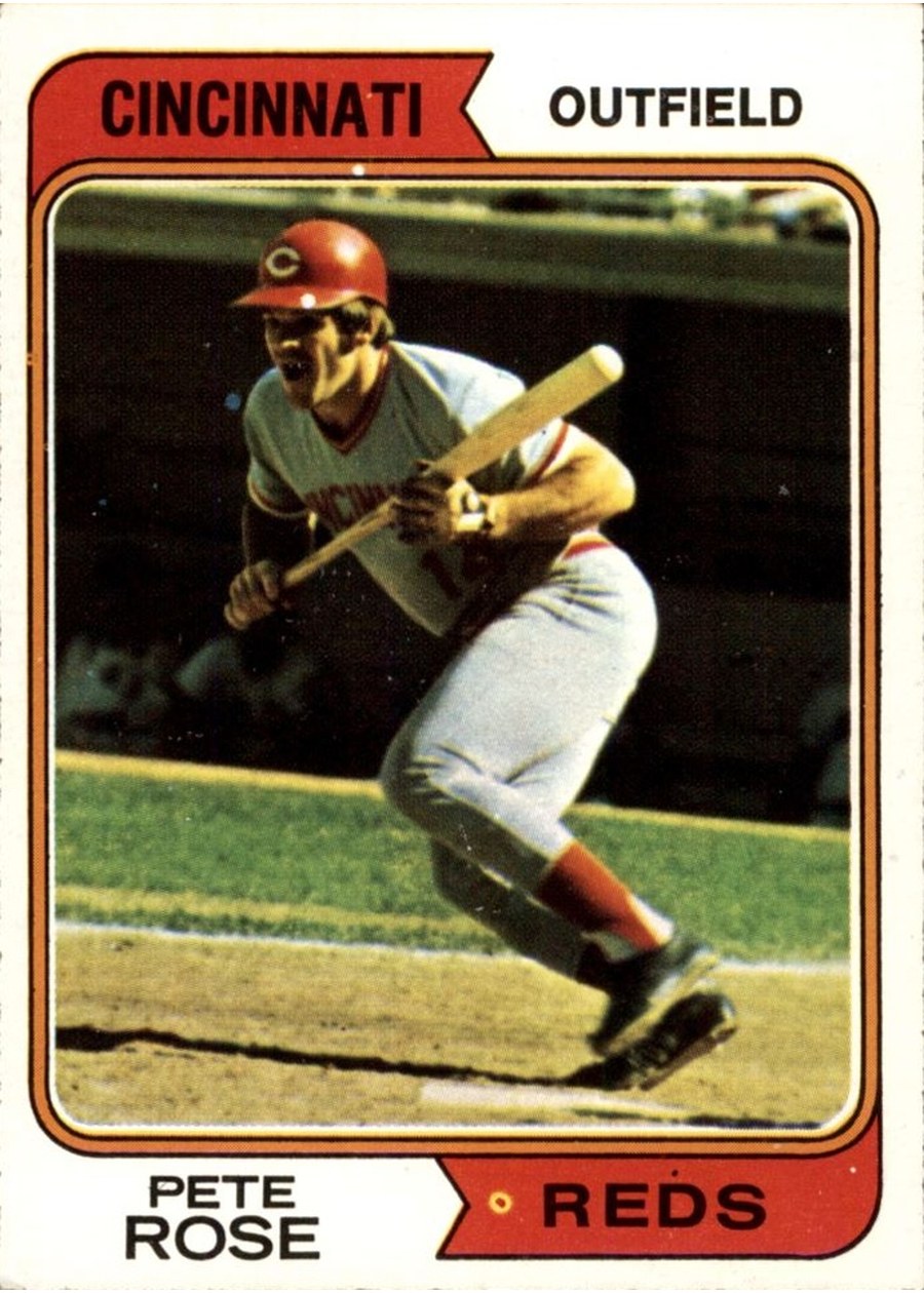 1974 Topps #300 Pete Rose, Cincinnati Reds