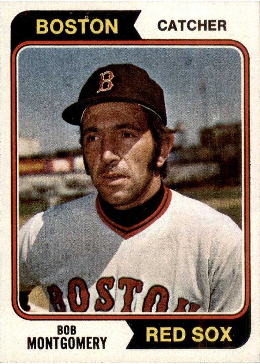 1974 Topps #301 Bob Montgomery, Boston Red Sox