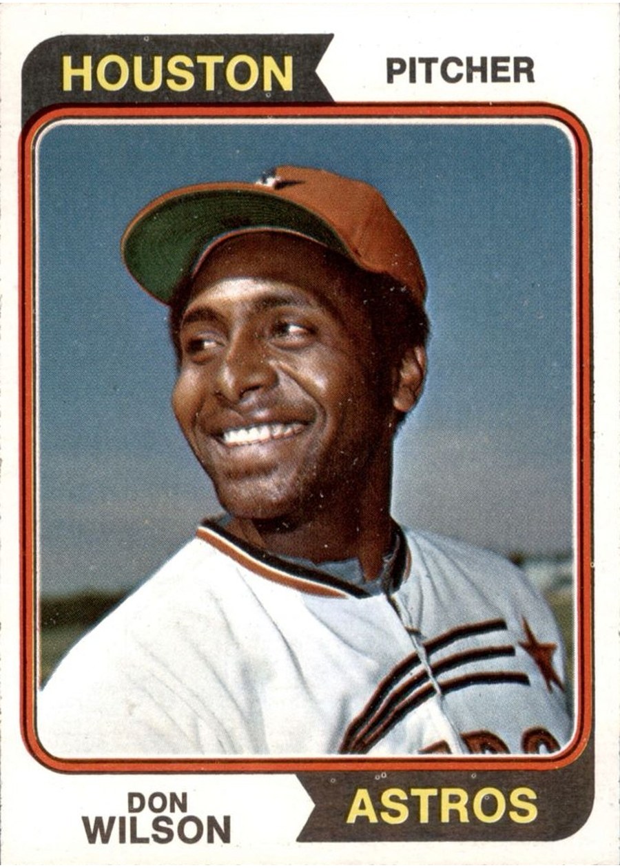 1974 Topps #304 Don Wilson, Houston Astros