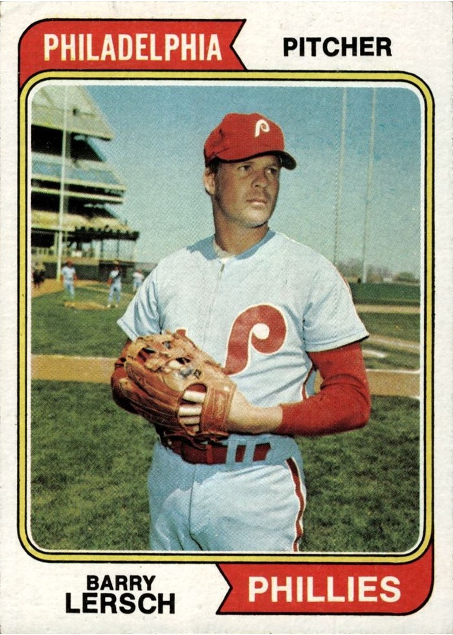 1974 Topps #313 Barry Lersch, Philadelphia Phillies
