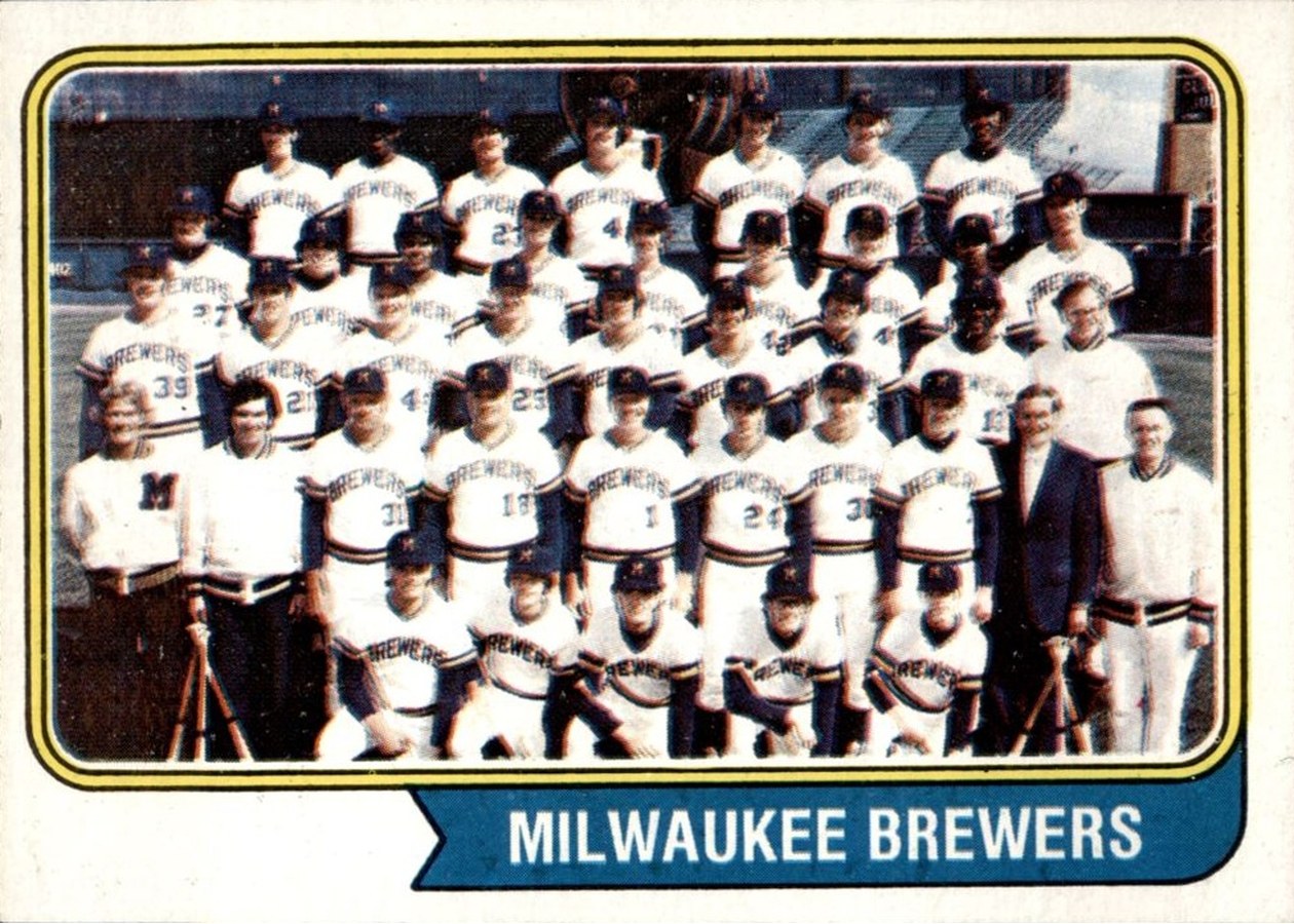 1974 Topps #314 Milwaukee Brewers
