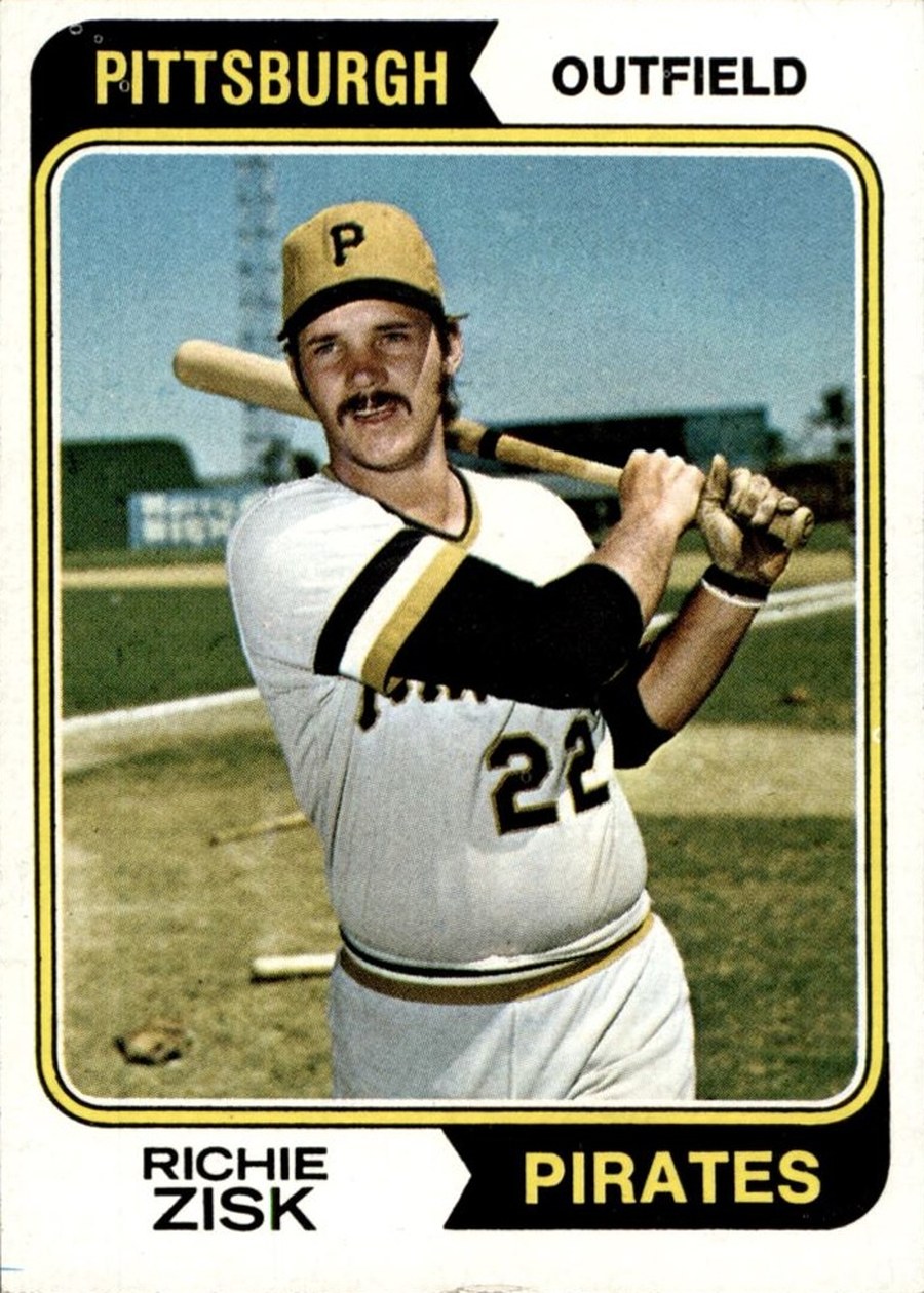 1974 Topps #317 Richie Zisk, Pittsburgh Pirates