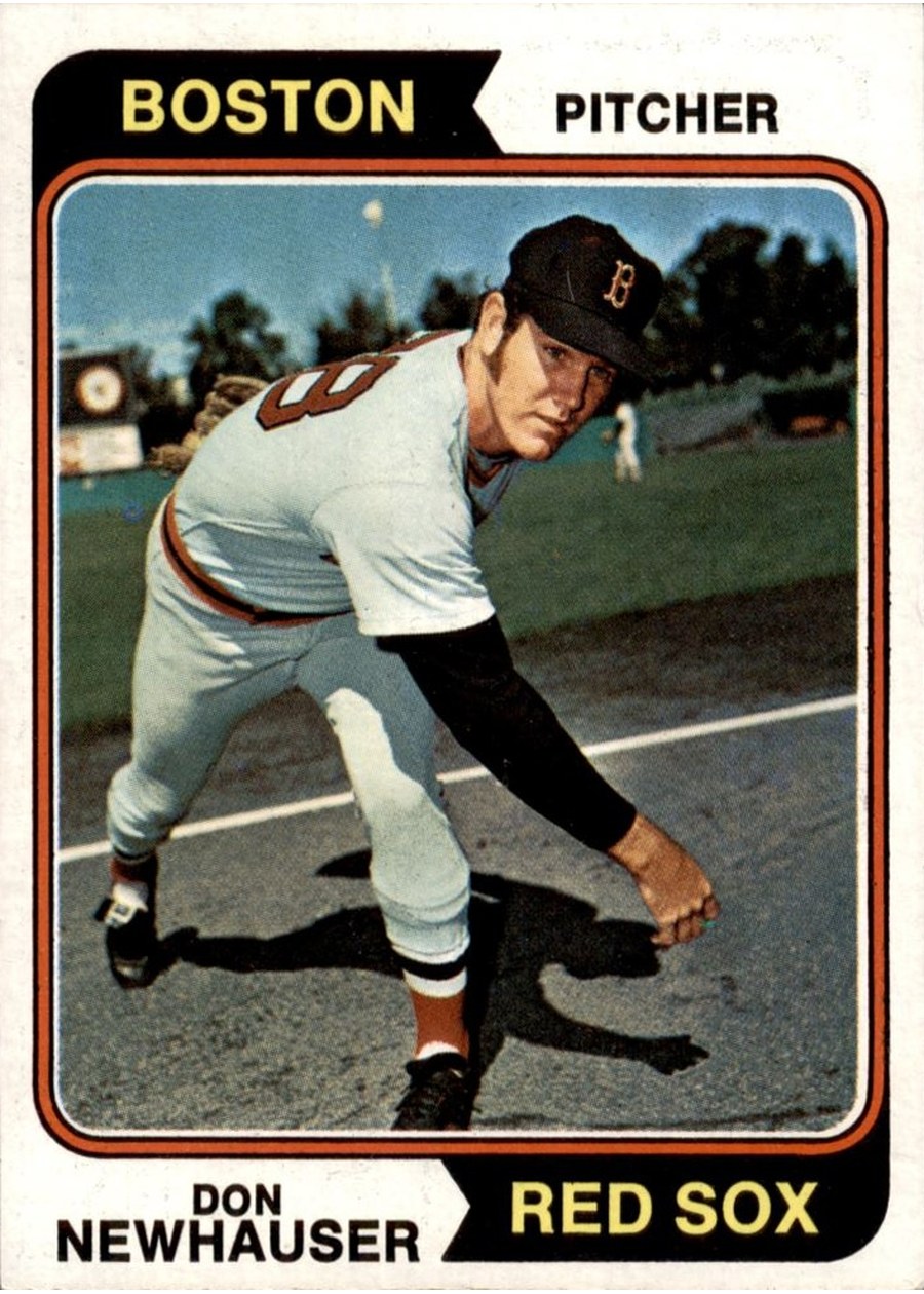 1974 Topps #33 Don Newhauser, Boston Red Sox