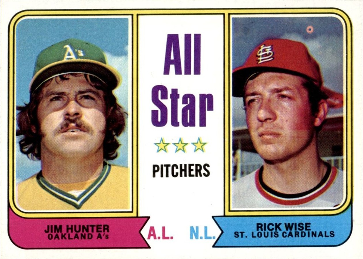 1974 Topps #339 All-Star Pitchers, Oakland Athletics / St. Louis Cardinals
