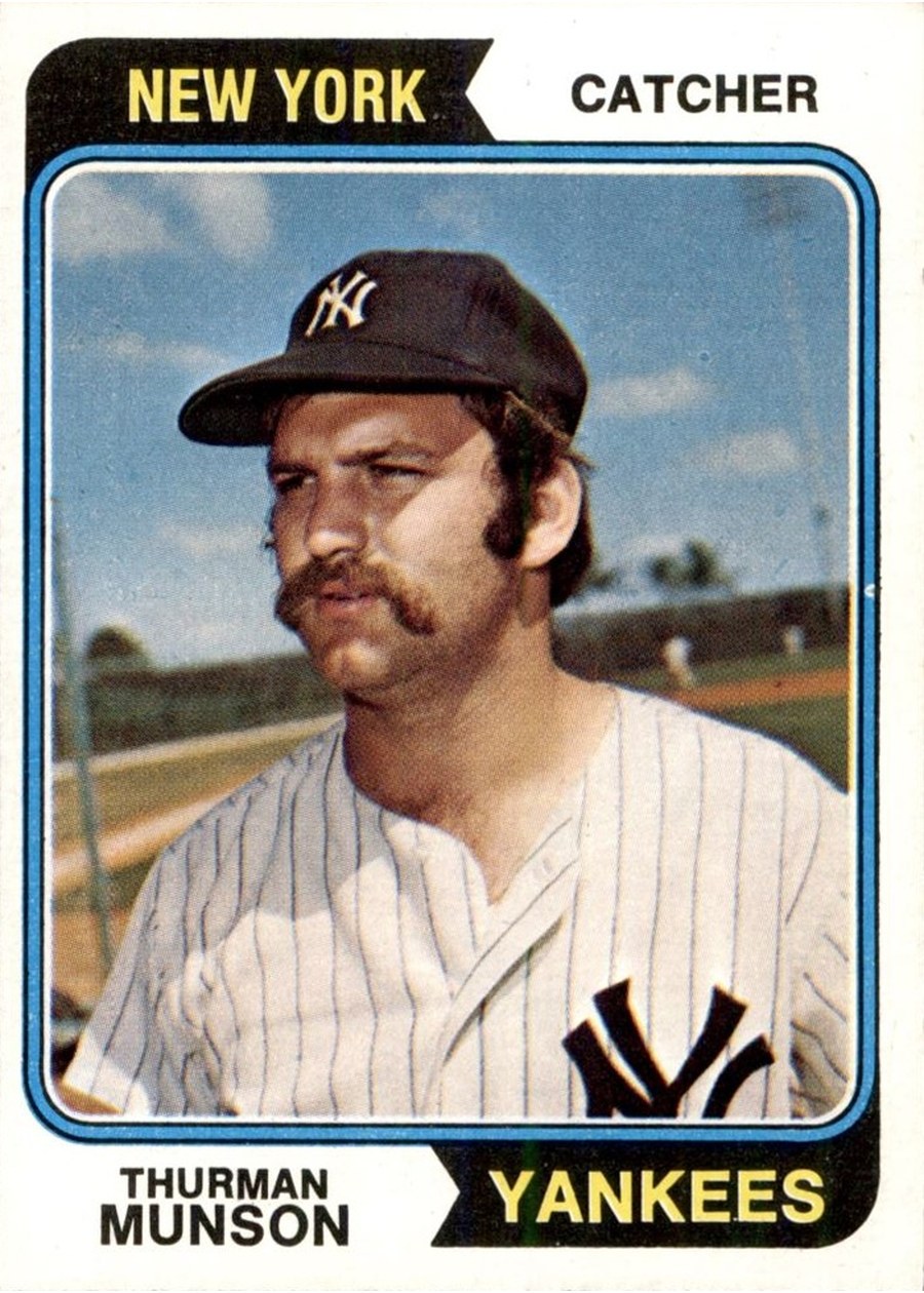 1974 Topps #340 Thurman Munson, New York Yankees