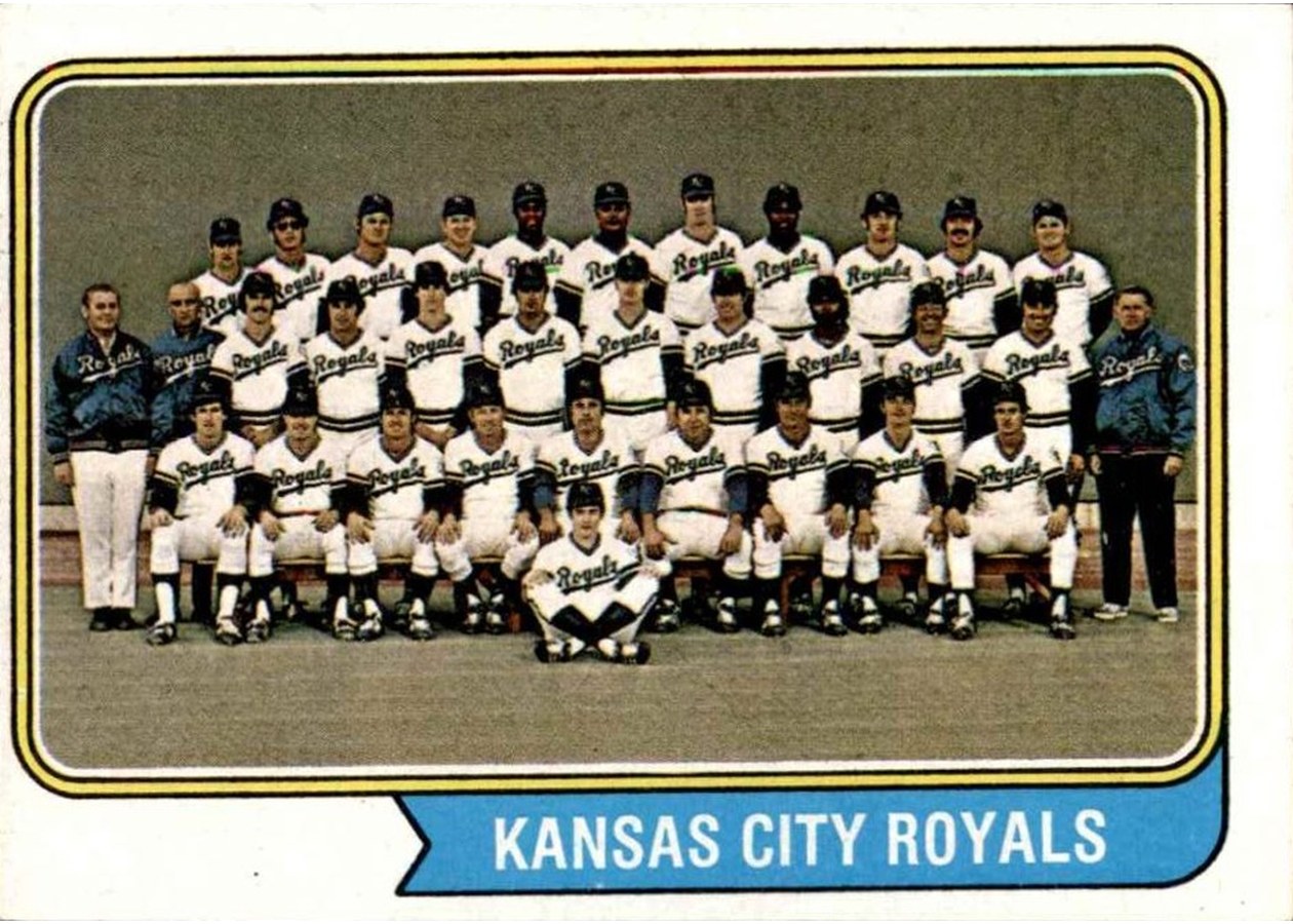 1974 Topps #343 Kansas City Royals