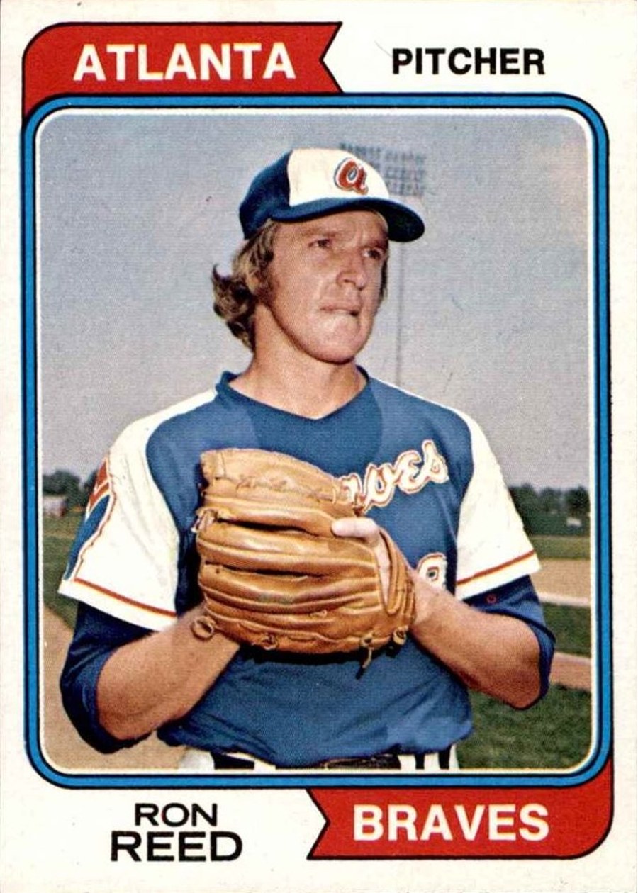 1974 Topps #346 Ron Reed, Atlanta Braves