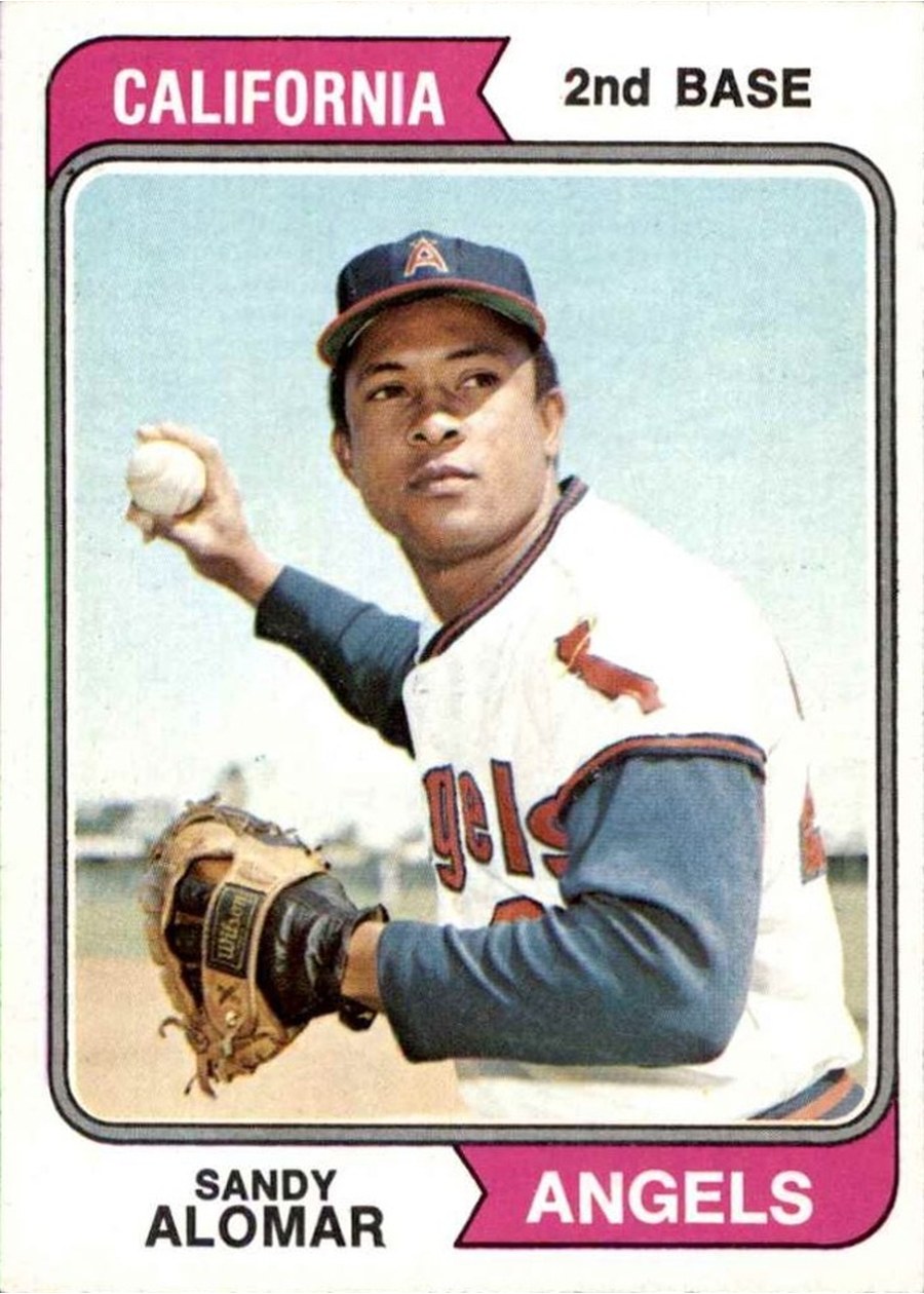 1974 Topps #347 Sandy Alomar, California Angels