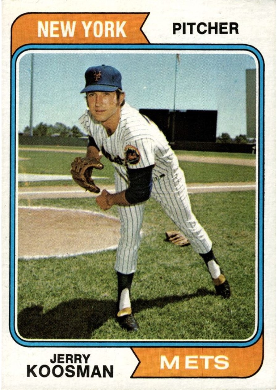 1974 Topps #356 Jerry Koosman, New York Mets