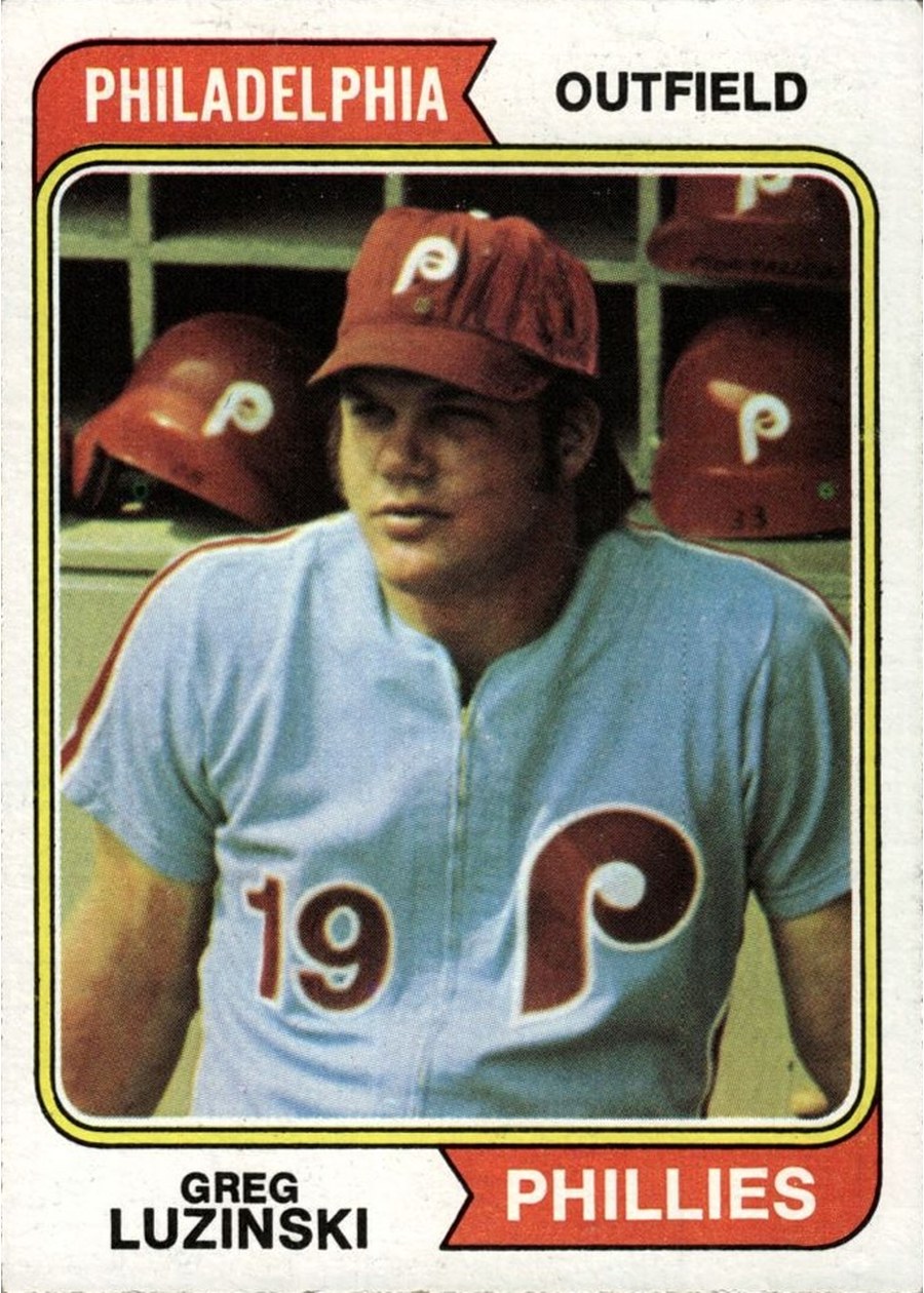 1974 Topps #360 Greg Luzinski, Philadelphia Phillies