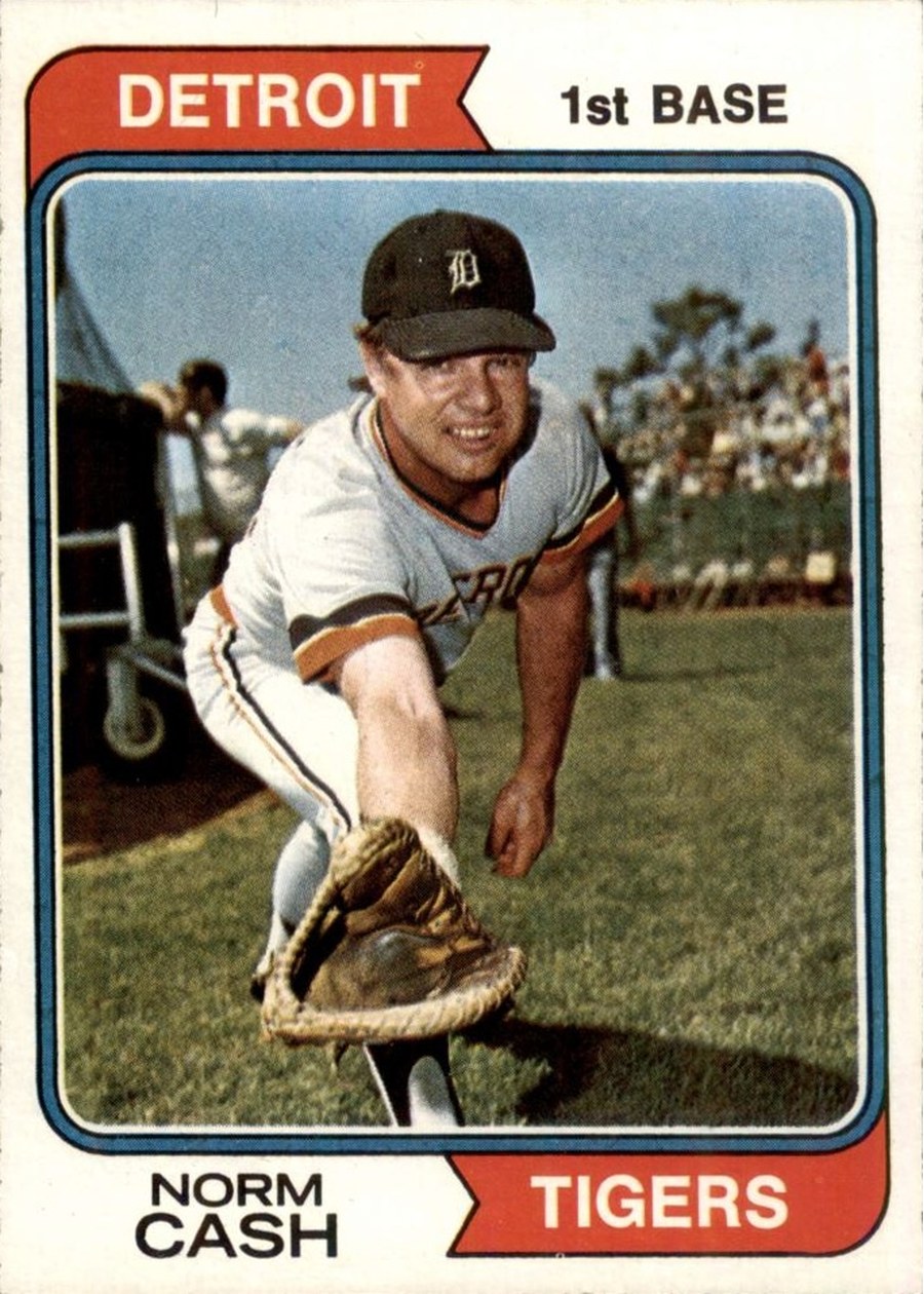 1974 Topps #367 Norm Cash, Detroit Tigers