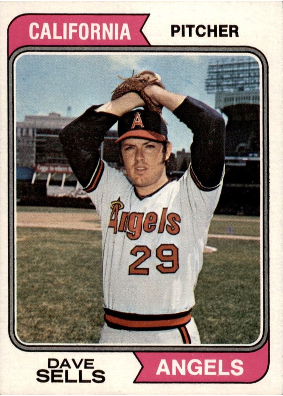 1974 Topps #37 Dave Sells, California Angels