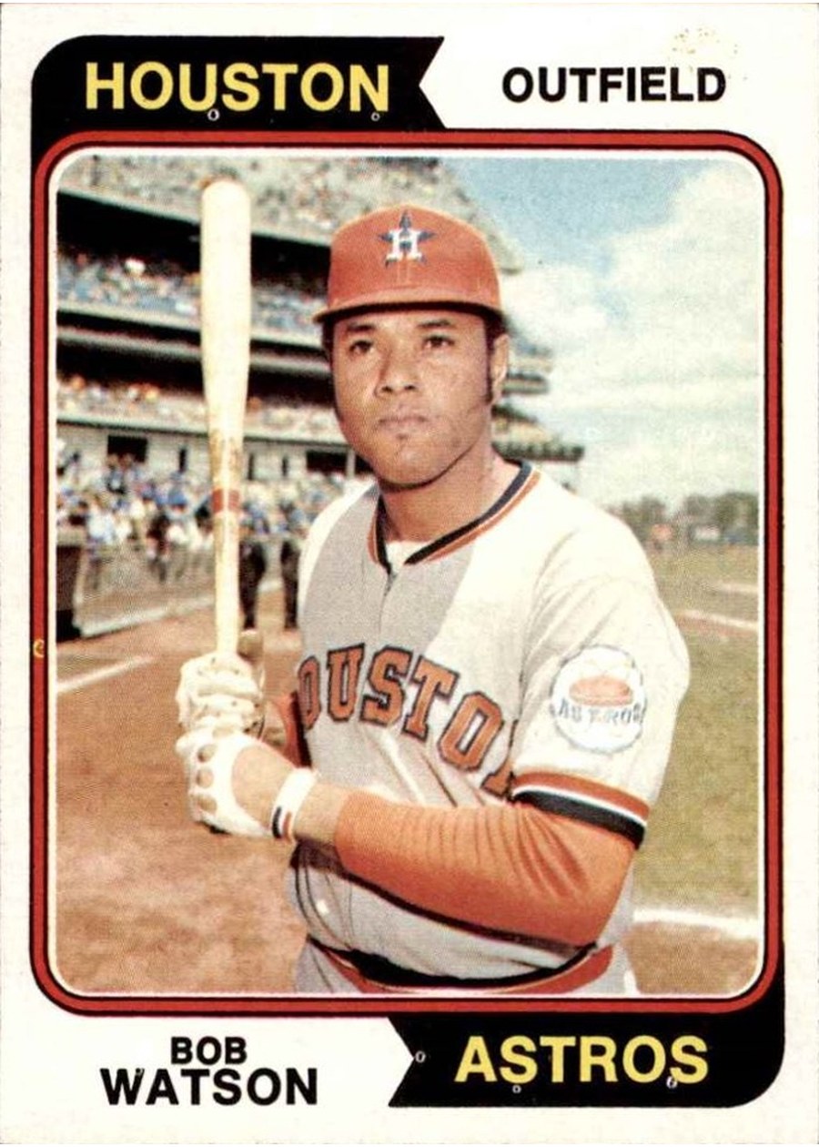 1974 Topps #370 Bob Watson, Houston Astros