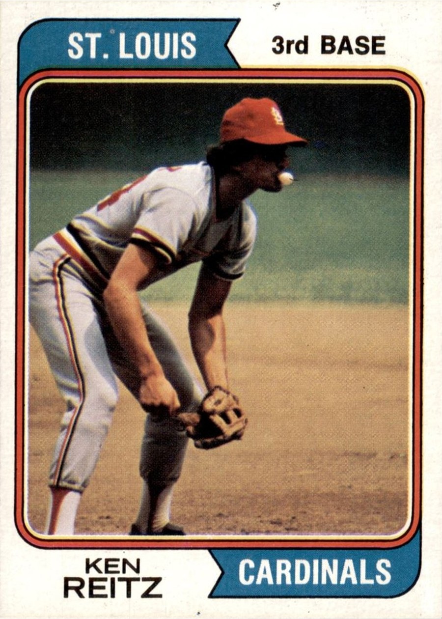 1974 Topps #372 Ken Reitz, St. Louis Cardinals