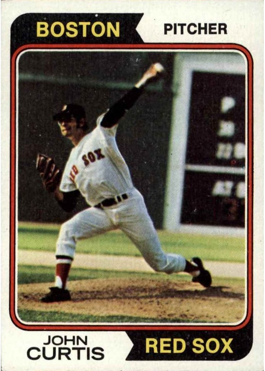 1974 Topps #373 John Curtis, Boston Red Sox
