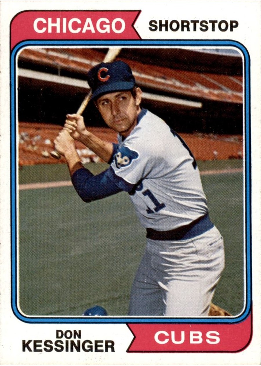 1974 Topps #38 Don Kessinger, Chicago Cubs