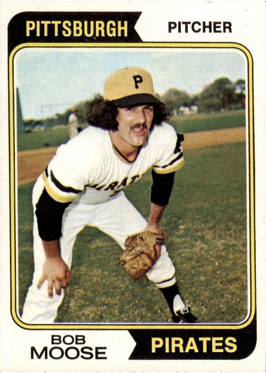 1974 Topps #382 Bob Moose, Pittsburgh Pirates