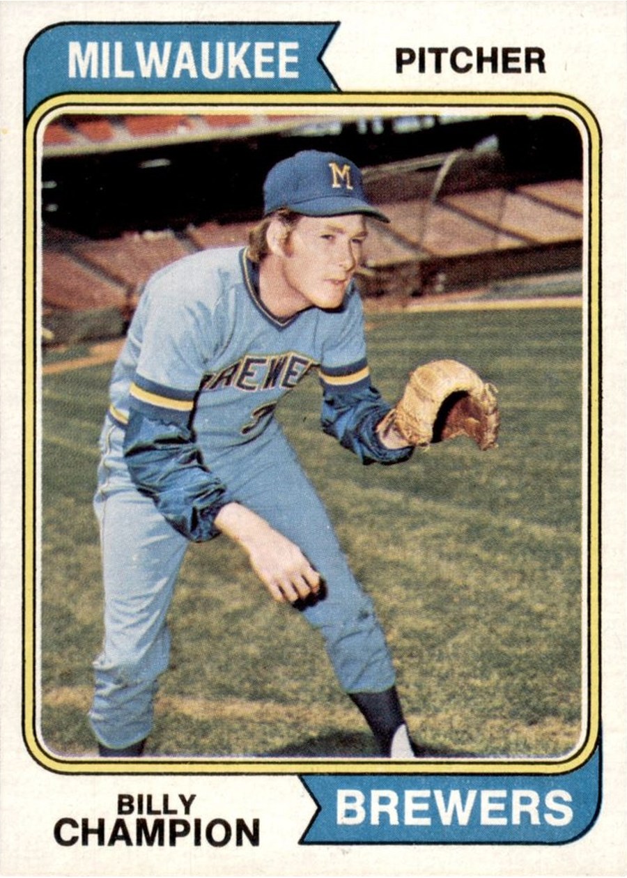 1974 Topps #391 Billy Champion, Milwaukee Brewers