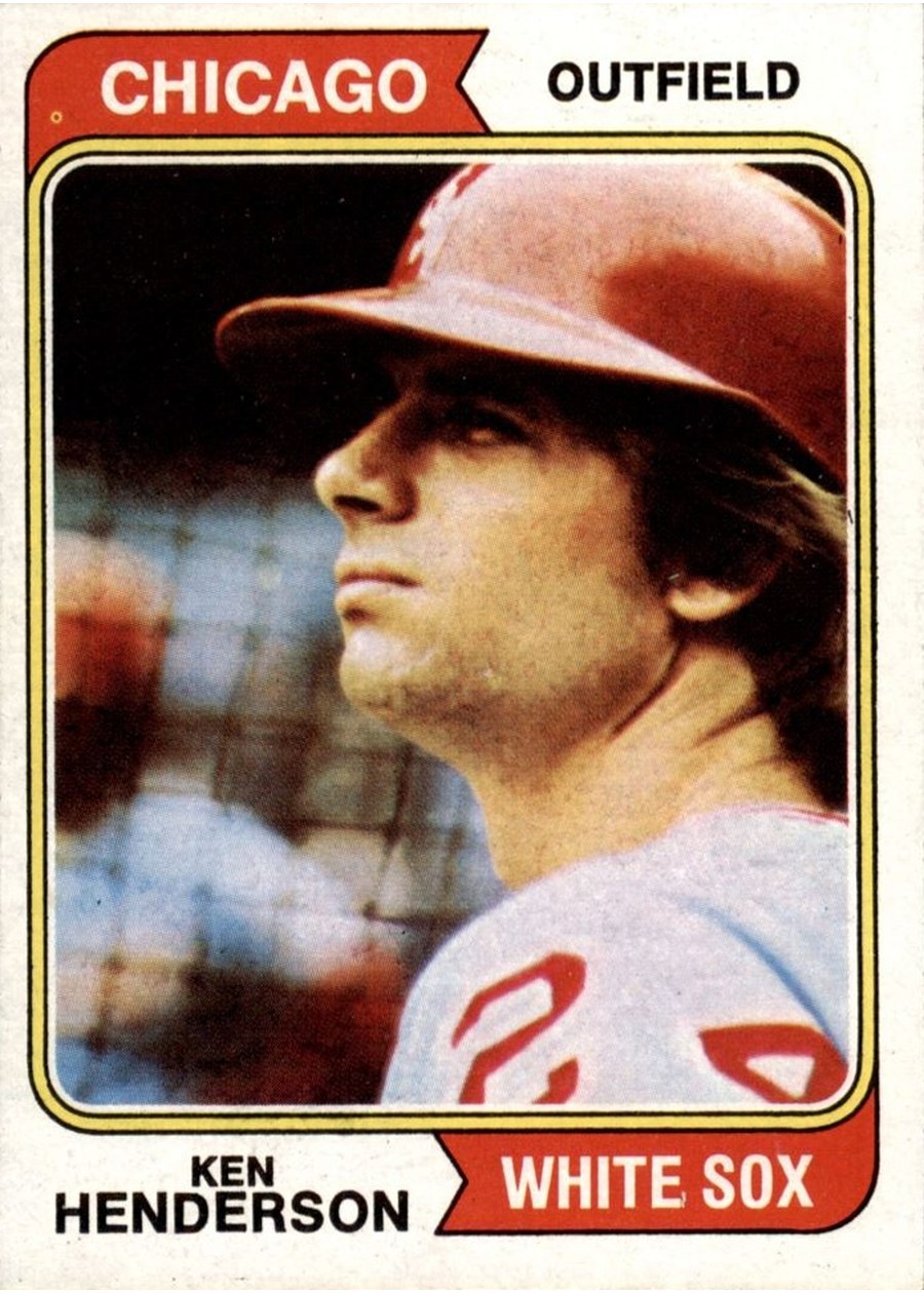 1974 Topps #394 Ken Henderson, Chicago White Sox