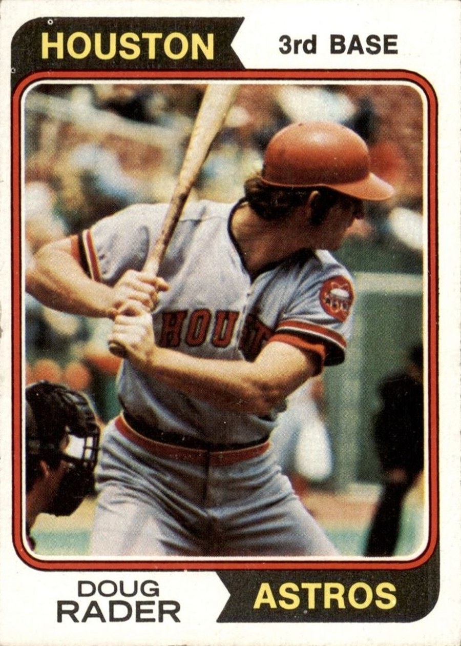 1974 Topps #395 Doug Rader, Houston Astros
