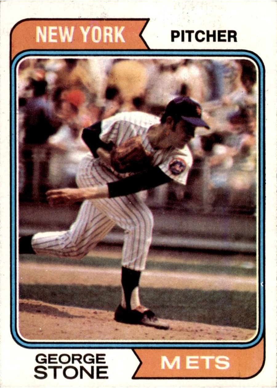 1974 Topps #397 George Stone, New York Mets
