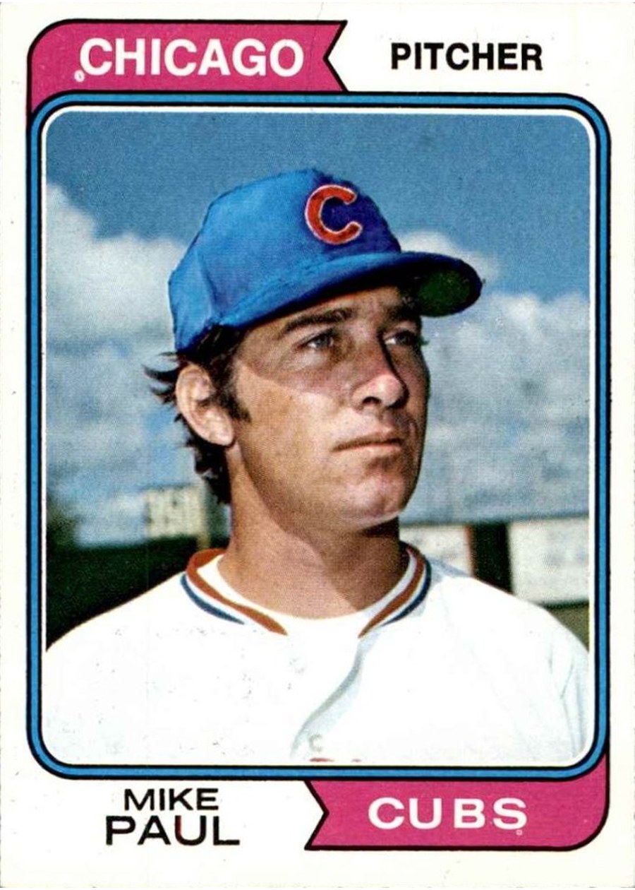 1974 Topps #399 Mike Paul, Chicago Cubs