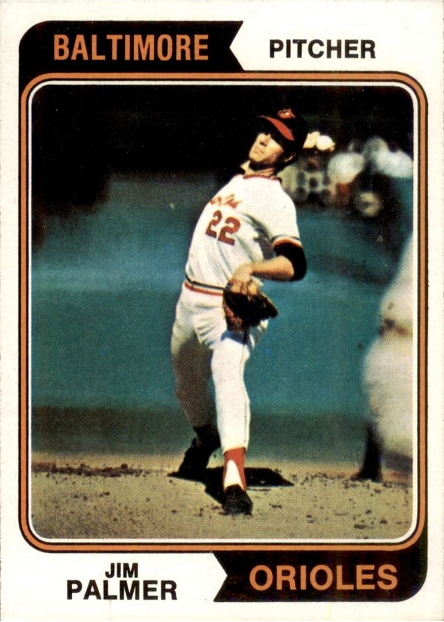 1974 Topps #40 Jim Palmer, Baltimore Orioles
