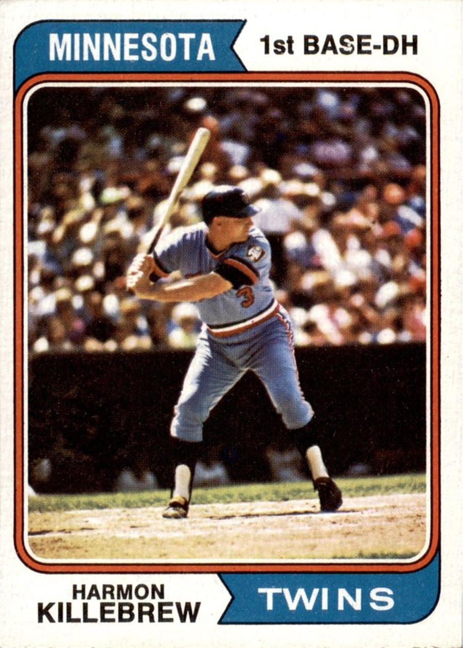 1974 Topps #400 Harmon Killebrew, Minnesota Twins