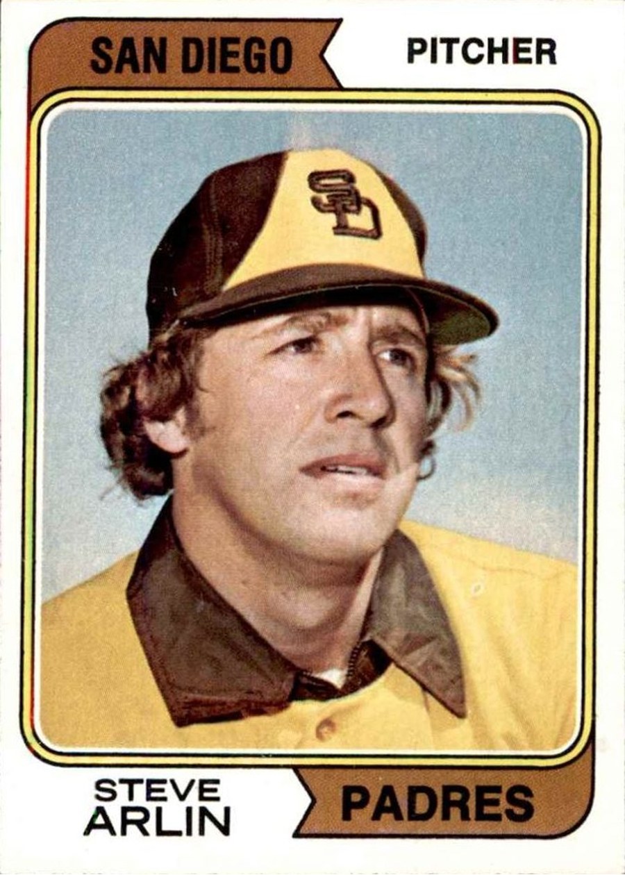 1974 Topps #406 Steve Arlin, San Diego Padres