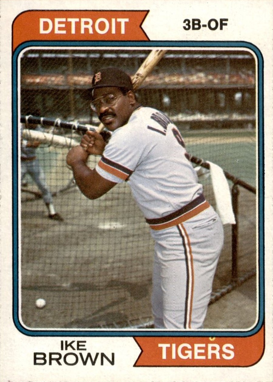 1974 Topps #409 Ike Brown, Detroit Tigers