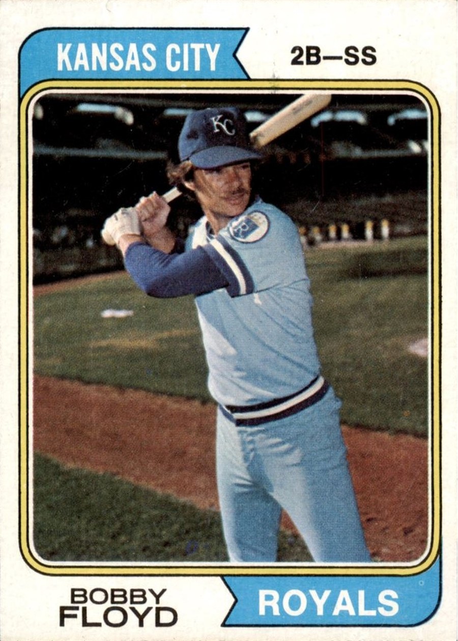 1974 Topps #41 Bobby Floyd, Kansas City Royals